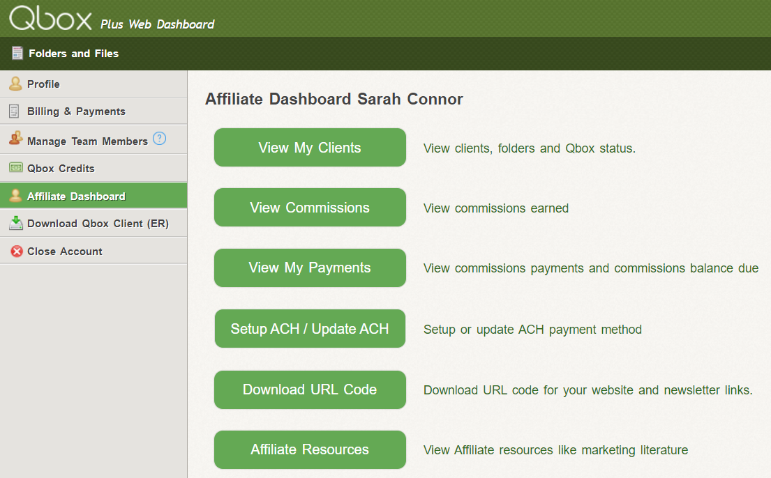 Affiliate-dashboard